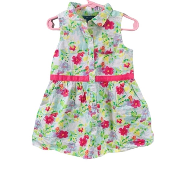 Girls Nautica Floral Print Dress | 24M - Picture 1 of 5